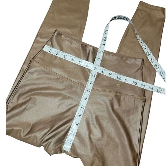 SAVVI Mirage Liquid Yoga Leggings in Mocha M - Picture 8 of 10